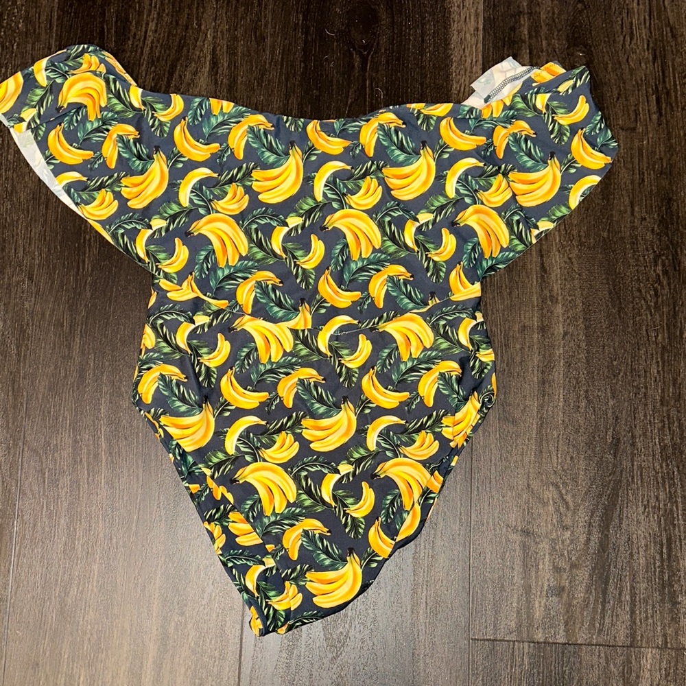 Show Me Your MuMu Banana Print One Piece